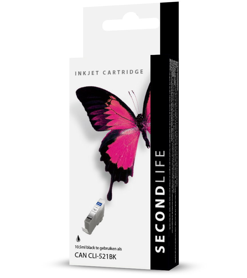 SecondLife - Canon CLI 521 Black