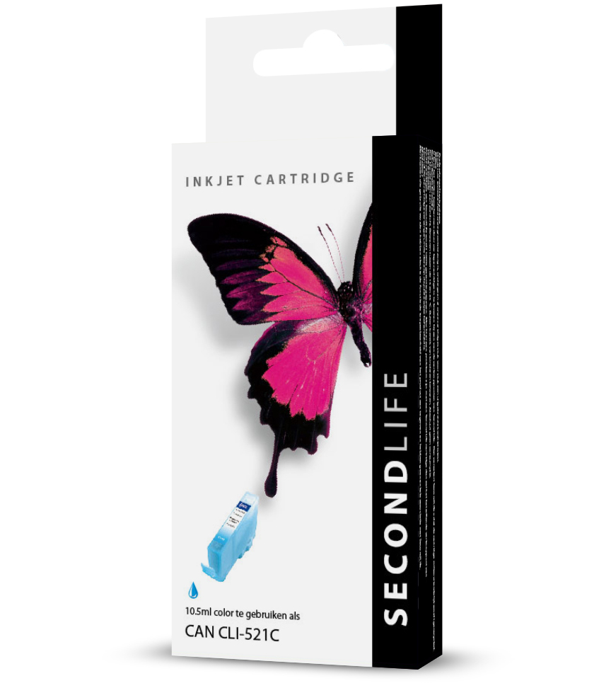 SecondLife - Canon CLI 521 Cyan