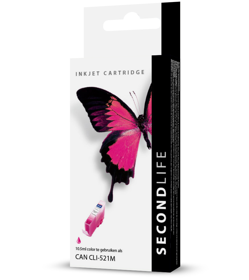 SecondLife - Canon CLI 521 Magenta