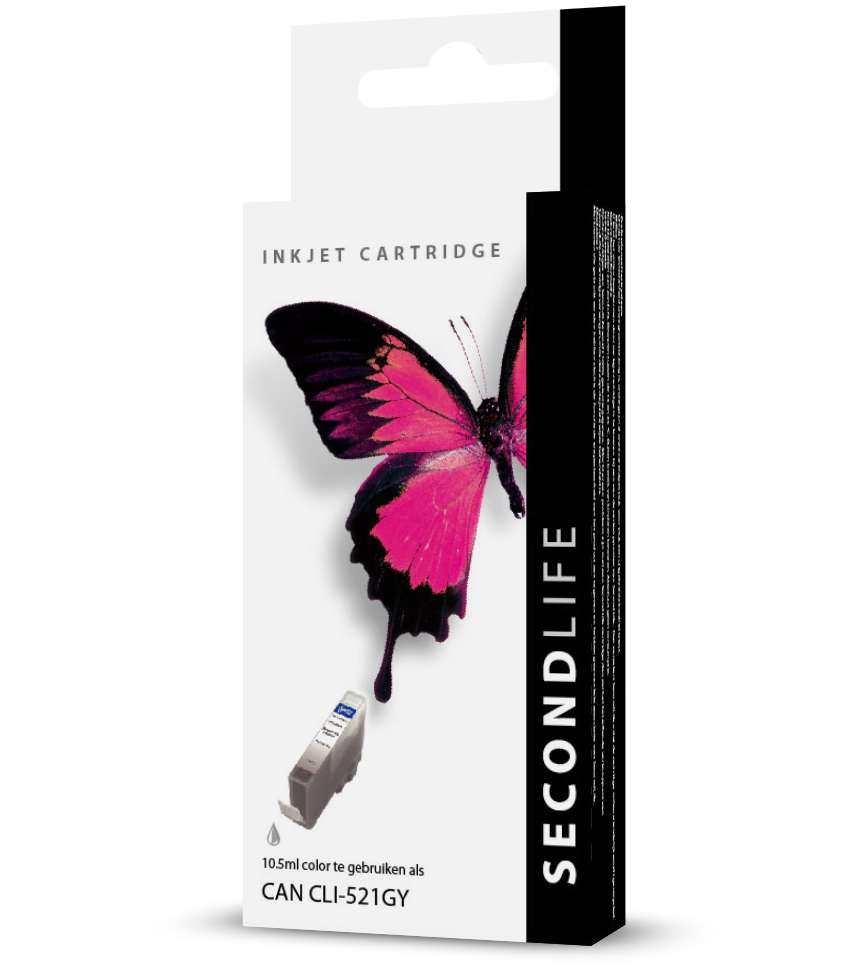 SecondLife - Canon CLI-521 Grey