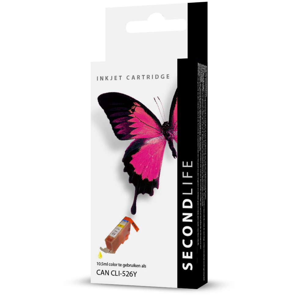 SecondLife - Canon CLI 526 Yellow