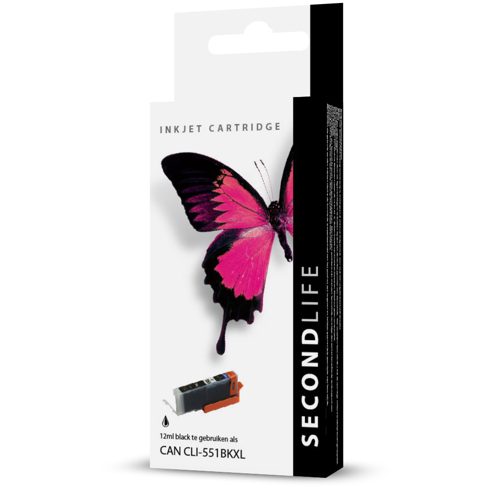 SecondLife - Canon CLI 551 Black XL