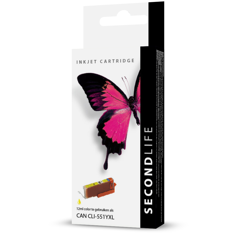 SecondLife - Canon CLI 551 Yellow XL