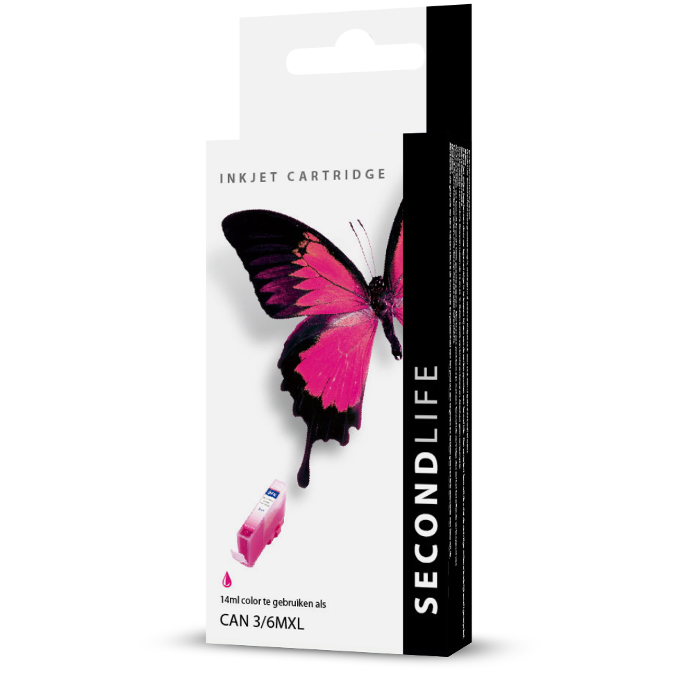 SecondLife - Canon BCI 3/6 Magenta XL