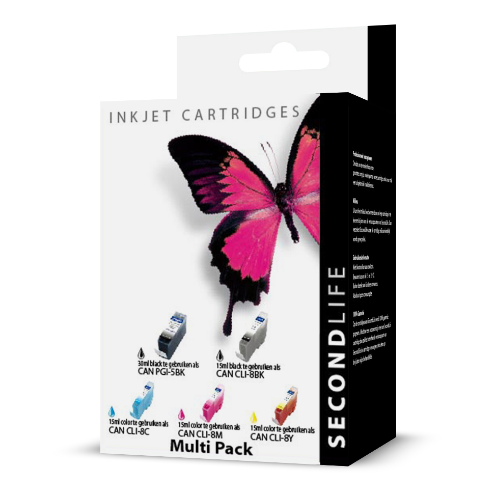 SecondLife - Multipack Canon 5 Black & 8 Serie