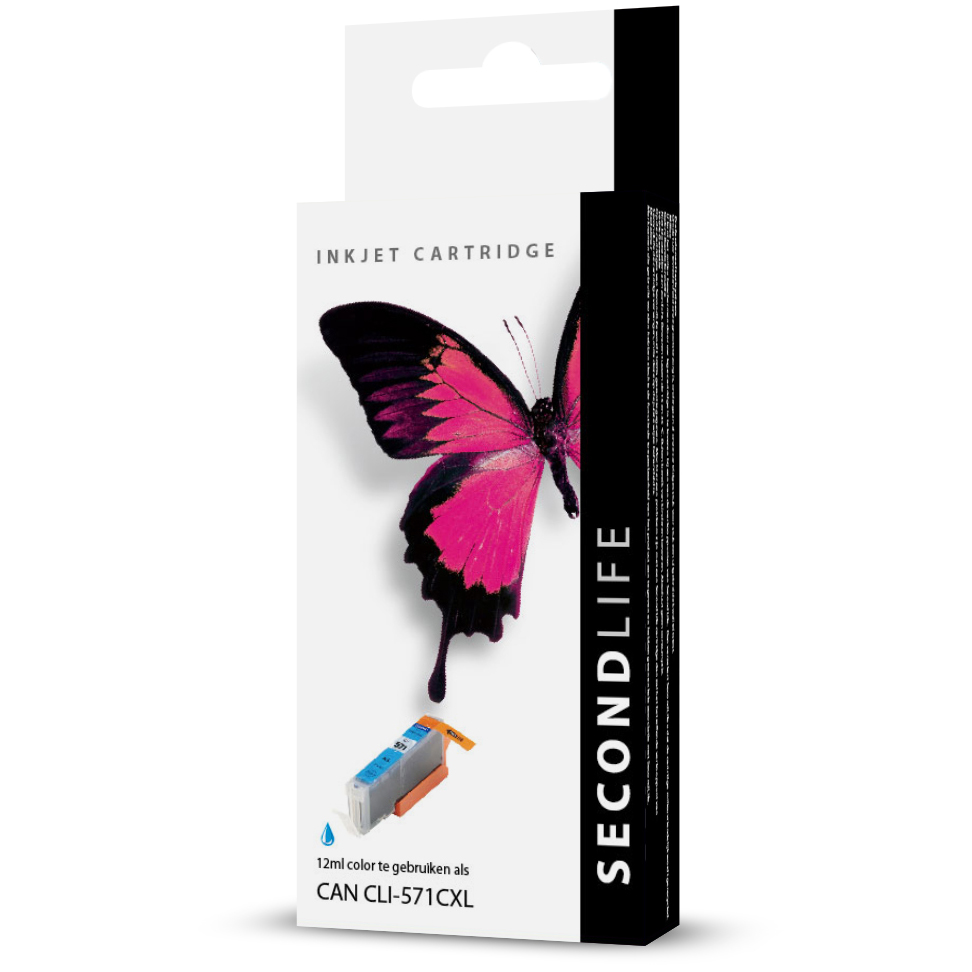 SecondLife - Canon CLI 571 XL Cyan