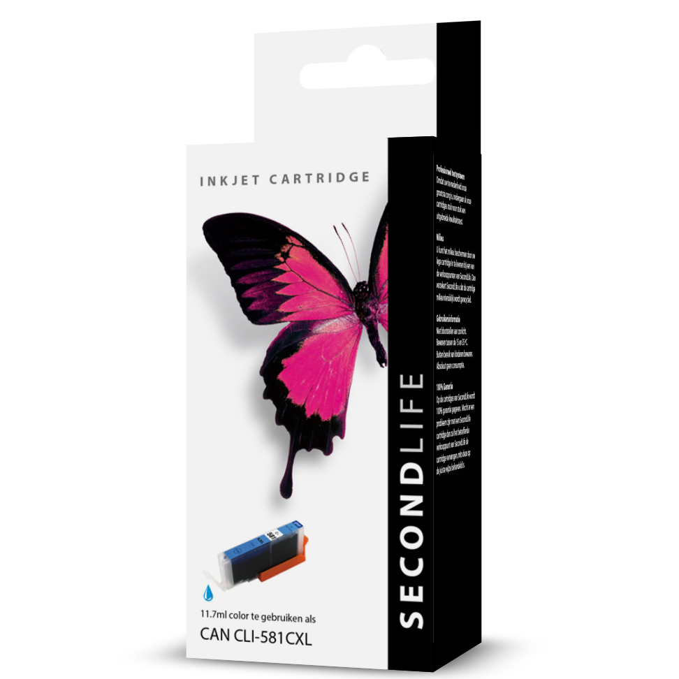 SecondLife - Canon CLI 581 XL Cyan