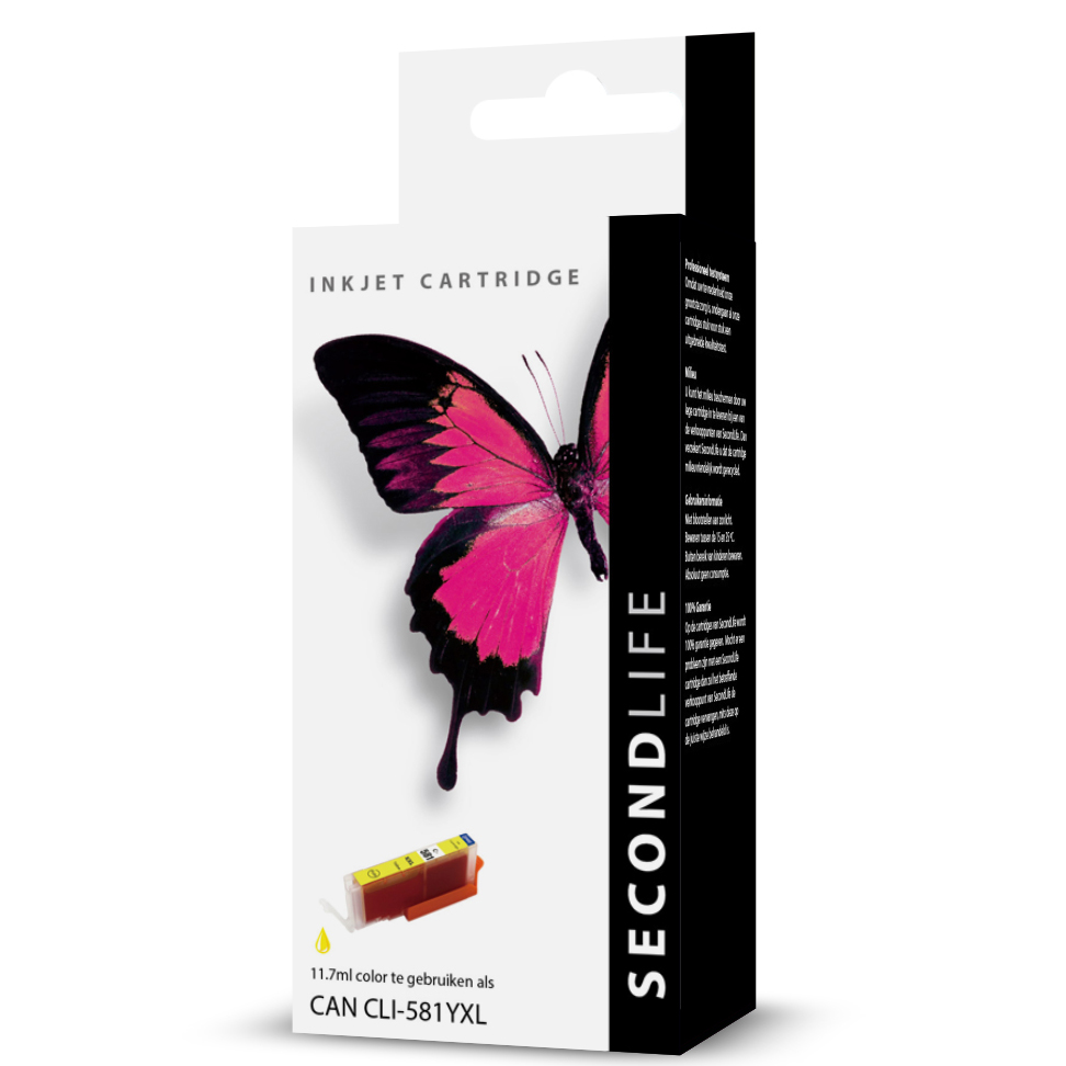 SecondLife - Canon CLI 581 XL Yellow