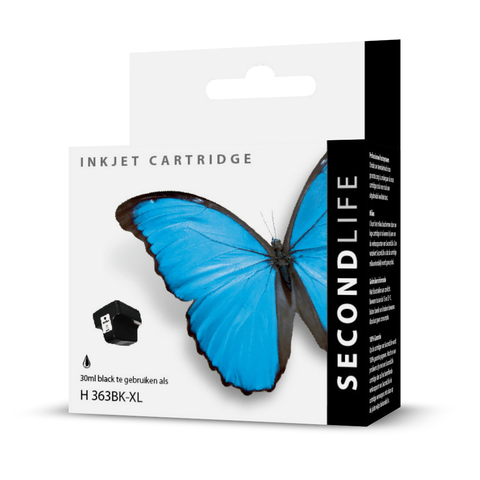 SecondLife - HP 363 XL Black