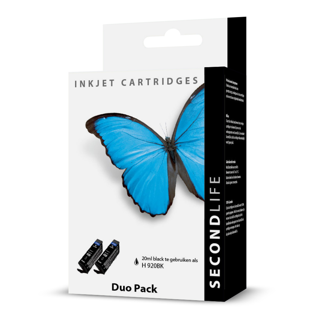 SecondLife - Duopack HP 920 Black