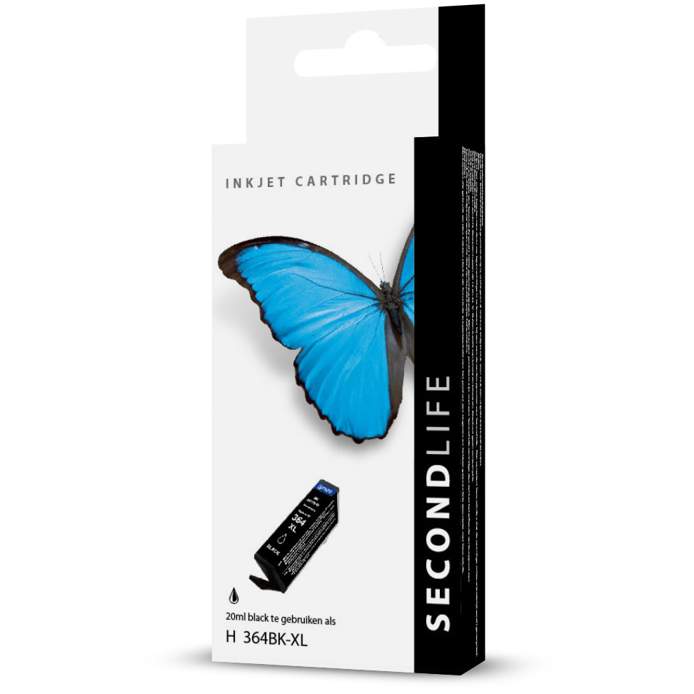 SecondLife - HP 364 XL Black