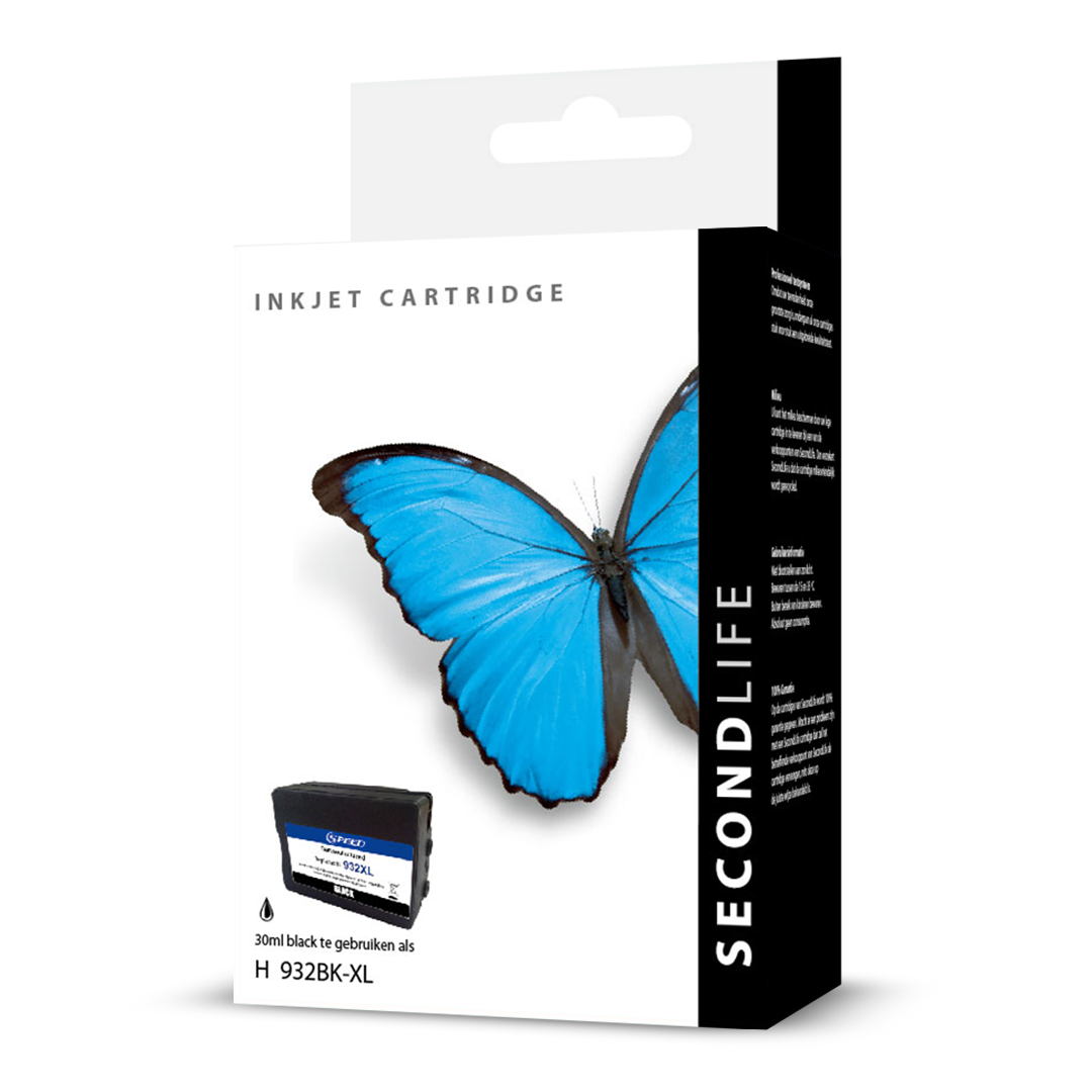 SecondLife - HP 932 XL Black