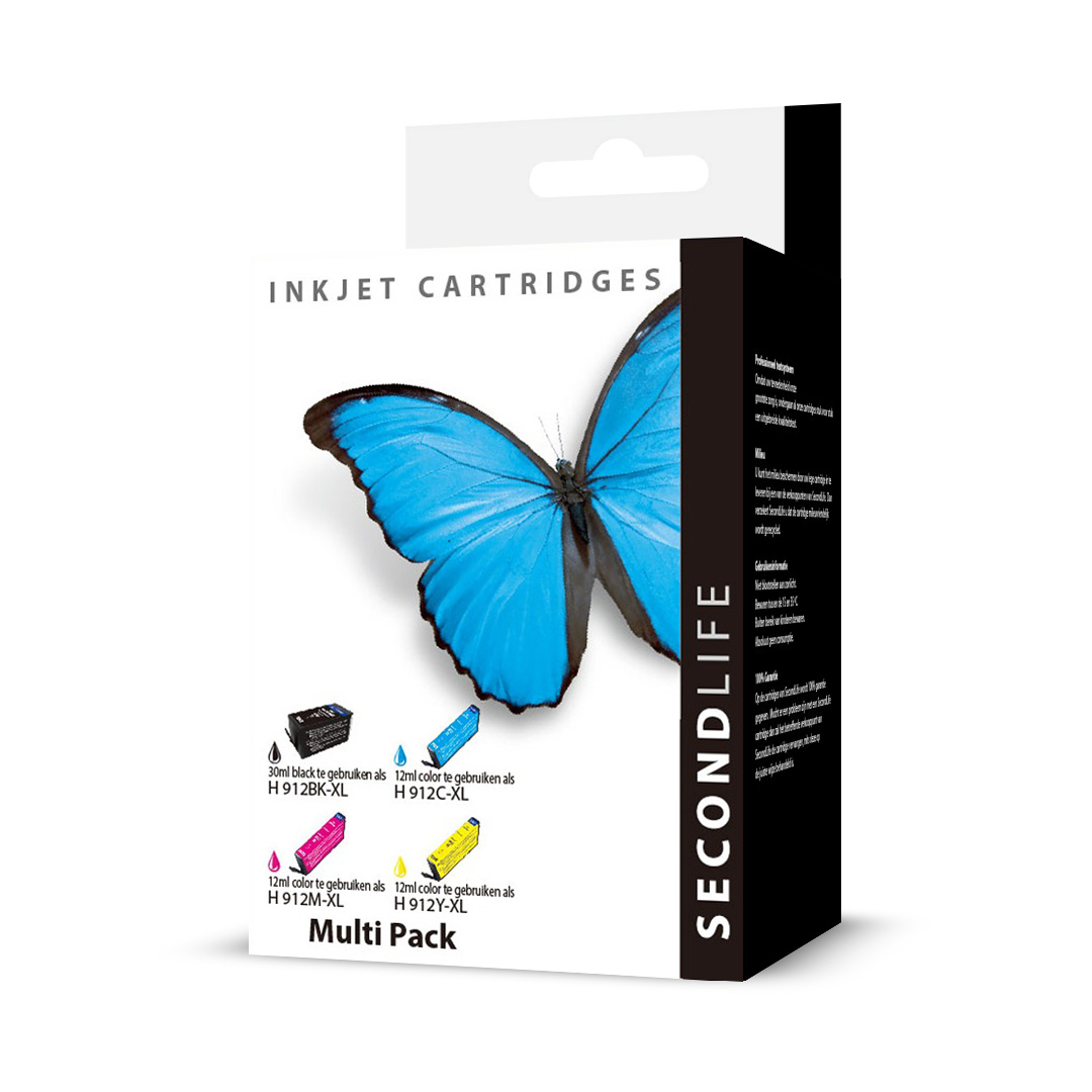 SecondLife - Multipack HP 912 XL