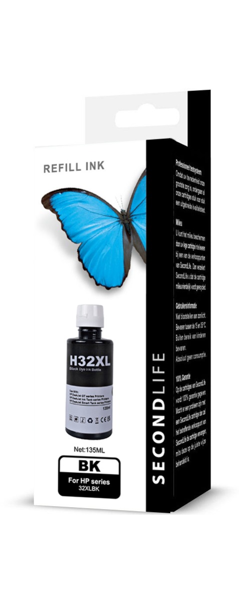 SecondLife - HP 32 Black