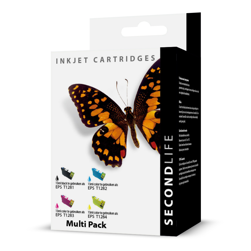 SecondLife - Multipack Epson 1281 1282 1283 en 1284