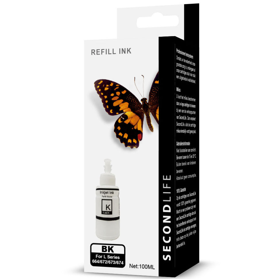 SecondLife - Epson T664140 (T664) Black