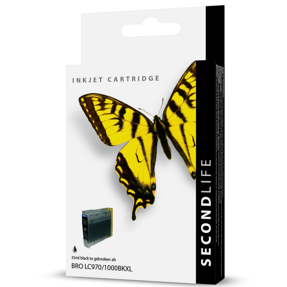 SecondLife - Brother LC 970/1000 Black