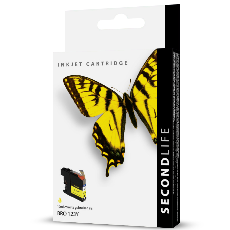 SecondLife - Brother LC 121 / 123 Yellow
