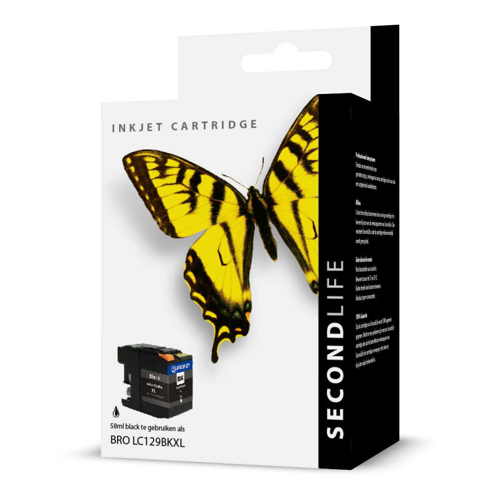 SecondLife - Brother LC 129 BK XL