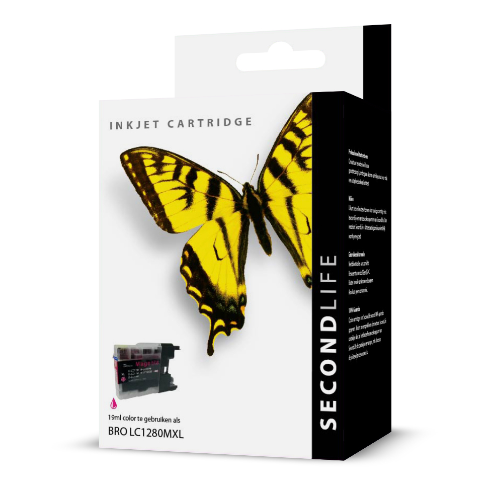 SecondLife - Brother LC 1280 Magenta