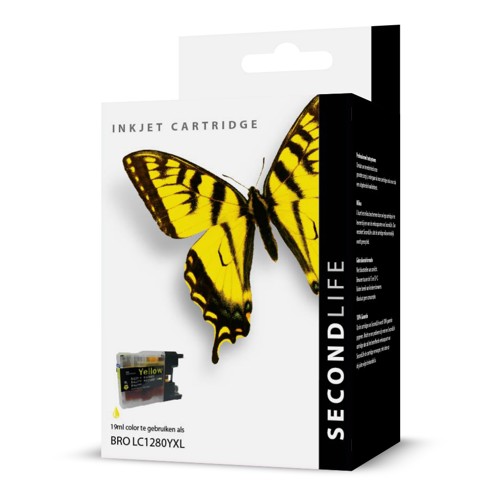 SecondLife - Brother LC 1280 Yellow