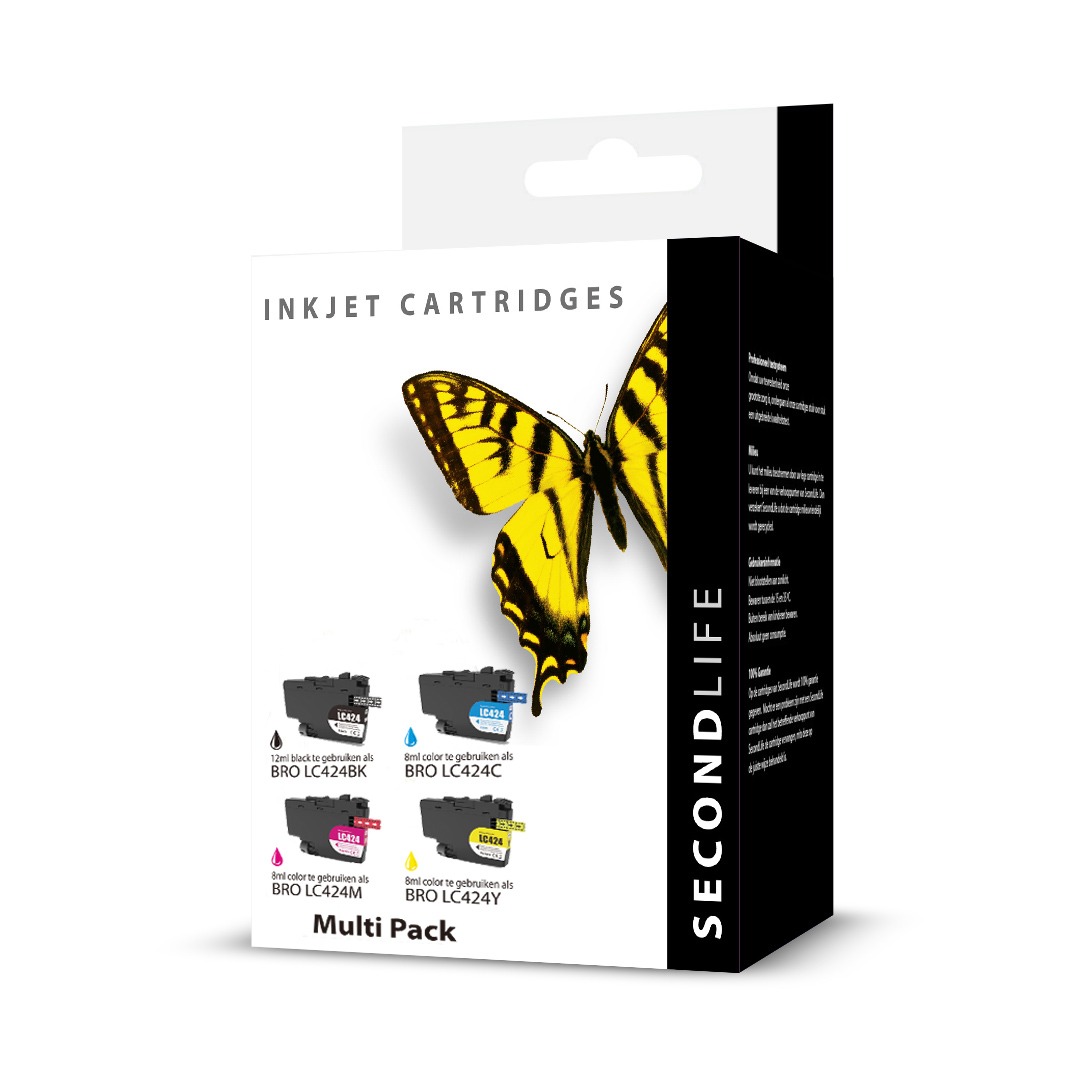 SecondLife - Multipack Brother LC 424