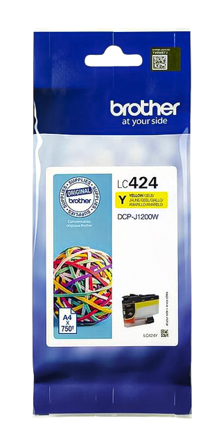 Original Brother LC 424 Yellow