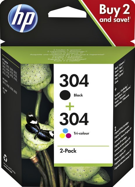 Original HP Multipack 304 Black & Color