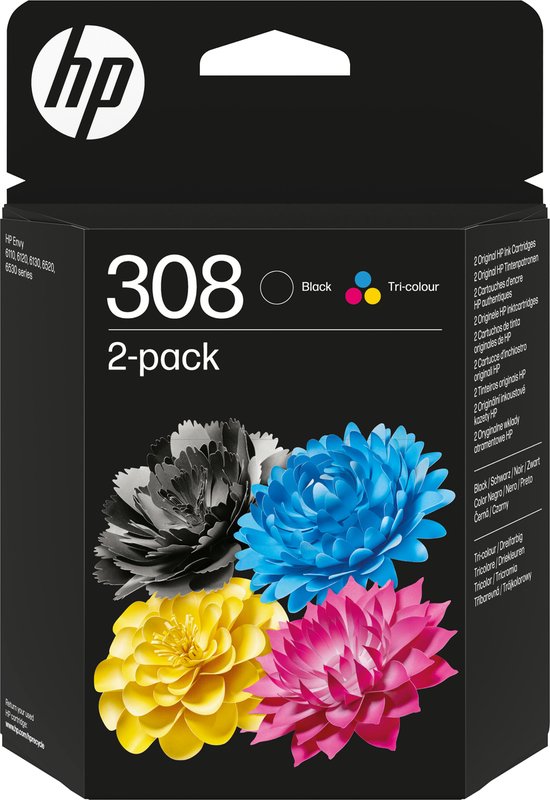 Original HP 308 Multipack BK & Color