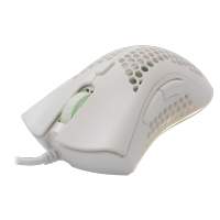 Baracuda CORAL RGB | Bedrade Gaming Muis | USB-A | 12800 DPI | Wit