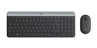 Logitech MK470 Slim Combo | Draadloos Toetsenbord en Muis | QWERTY US International | Grafiet | RETURNED