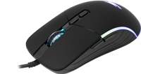 Baracuda NAUTILUS RGB | Bekabelde Gaming Muis | Rechtshandig | USB-A | 12800 DPI | Zwart