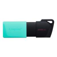 Kingston DataTraveler Exodia M | 256GB USB-A 3.2 Flash Drive | Zwart/Turkoois